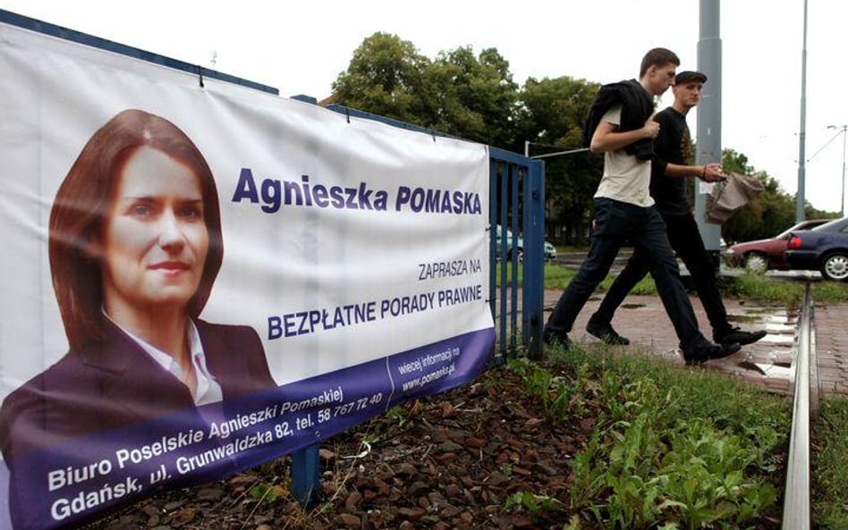 Plakat Agnieszki Pomaski