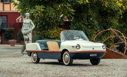 Ekscentryczny Fiat 500 Spiaggina Boano jest dziełem Mario Boano z Carrozzeria Ghia.