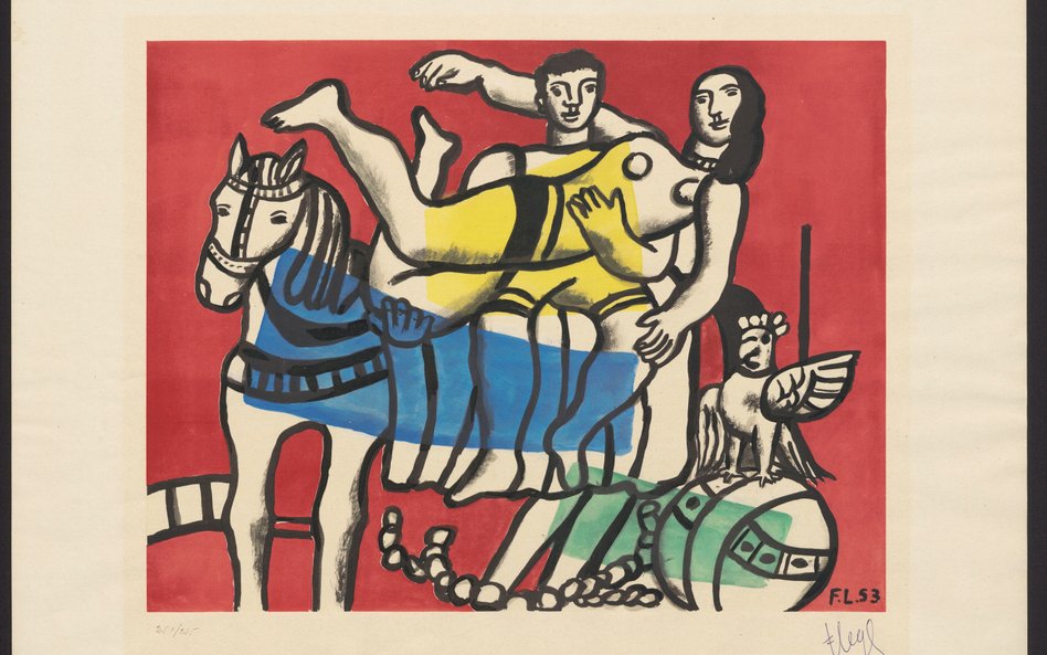 Fernand Leger „Woltyżerka”, 1953 r.