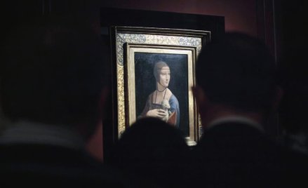 „Dama z gronostajem” zawsze podziwiana – tu na Zamku Królewskim w roku 2010.