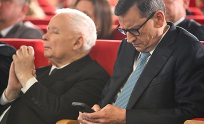Jarosław Kaczyński i Mateusz Morawiecki