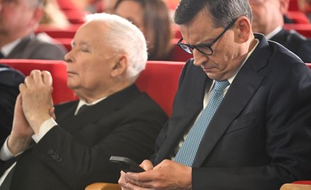 Jarosław Kaczyński i Mateusz Morawiecki