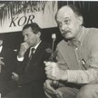 20-lecie KOR, 1996 rok - na zdjęciu: Seweryn Blumsztajn, Henryk Wujec, Mirosław Chojecki