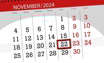 Wydarzy się dziś. Kalendarium wydarzeń na rynkach w dniu 22.11.2024