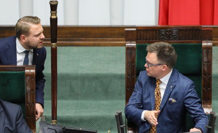 Szymon Hołownia i Jacek Ozdoba