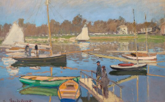 Claude Monet ”Dorzecze Argenteuil” (Le bassin d'Argenteuil)