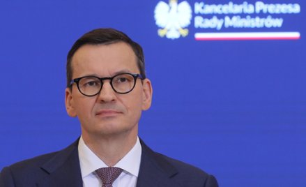Premier Mateusz Morawiecki podczas konferencji prasowej po posiedzeniu rządu