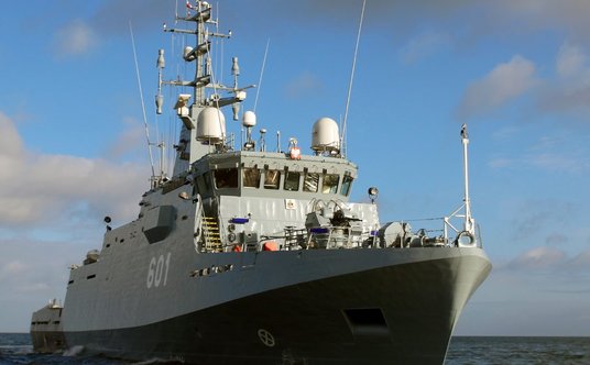 Niszczyciel min ORP Kormoran.