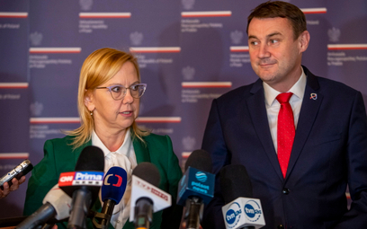 Minister klimatu i środowiska Anna Moskwa i hetman Kraju Libereckiego Martin Puta
