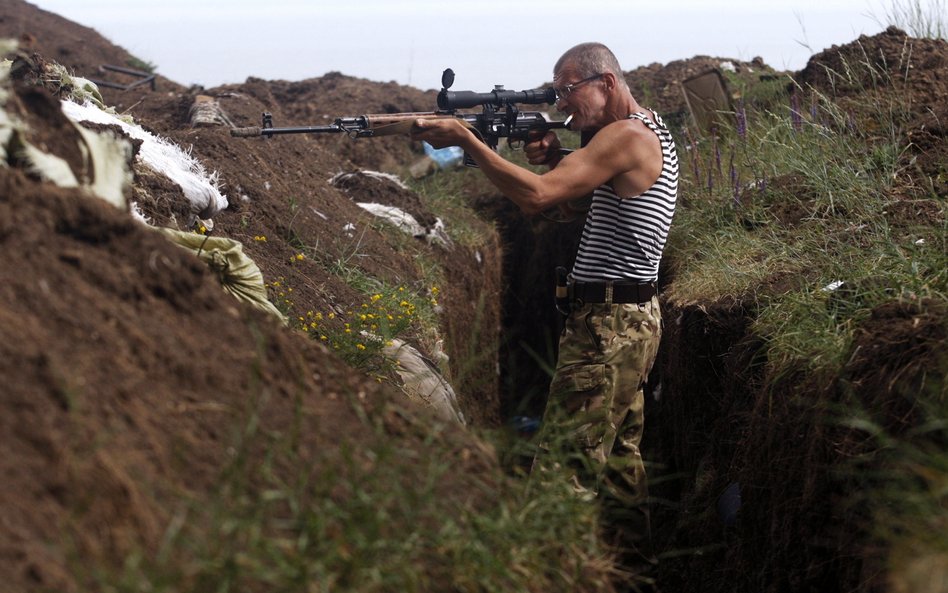 Ukraińskie wojsko na linii frontu
