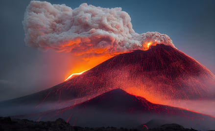 Wulkan Etna na Sycylii „nie śpi” i nieustannie grozi erupcją porównywalną z wybuchem Wezuwiusza z 79