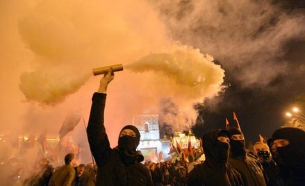 Ukraińscy nacjonaliści w Kijowie