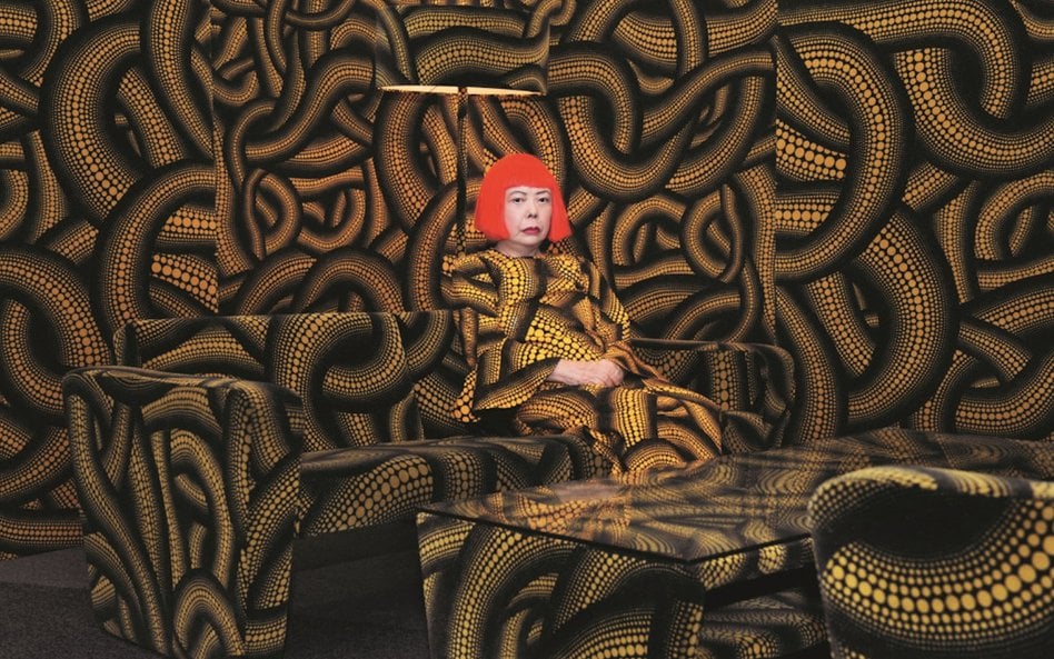 Yayoi Kusama podczas Aichi Triennale w 2010 roku.