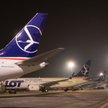 Na Lotnisko Chopina przyleciały wczoraj wieczorem trzy nowe boeingi zamówione przez LOT