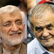 Sajed Dżalili (z lewej) i Masud Pezeszkian.