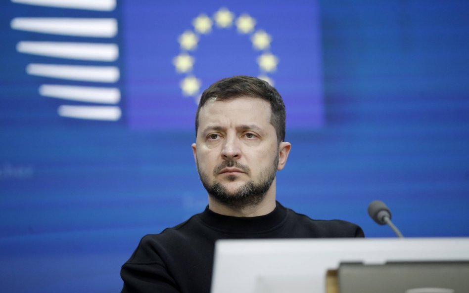 Prezydent Ukrainy Wołodymyr Zełenski