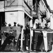Przewrót majowy 1926 roku. Warszawa, ul. Chmielna. 14 maja Józef Piłsudski przejął kontrolę nad stol