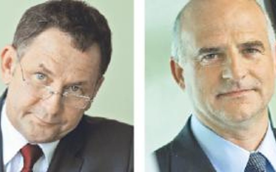 Szefowie największych spółek energetycznych: (od lewej) prezes Enei Maciej Owczarek, prezes Tauronu 