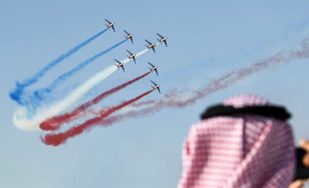 Smutny salon lotniczy w Dubaju