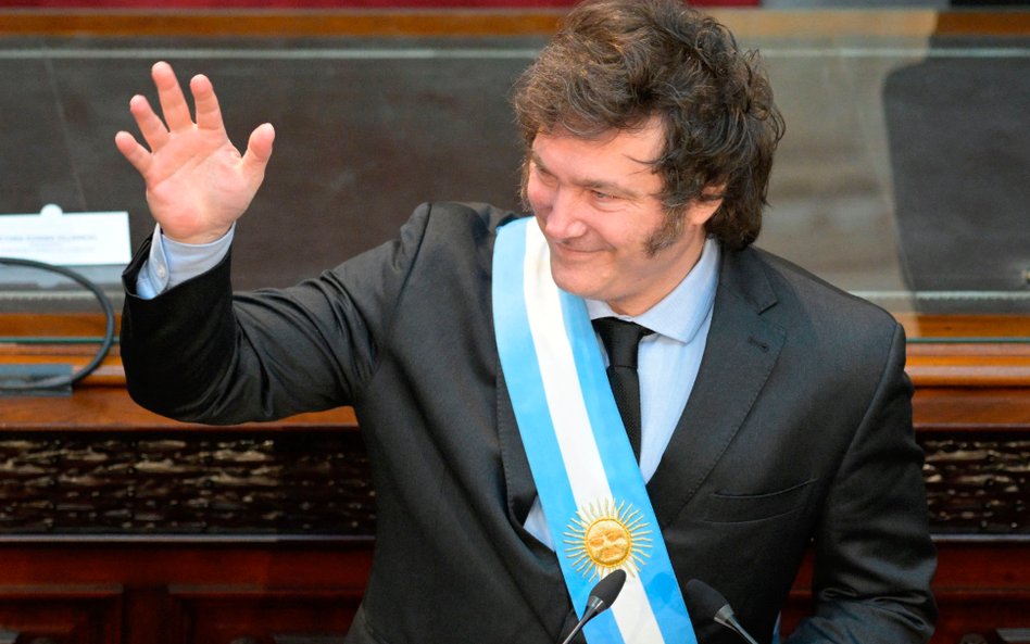 Prezydent Argentyny Javier Milei