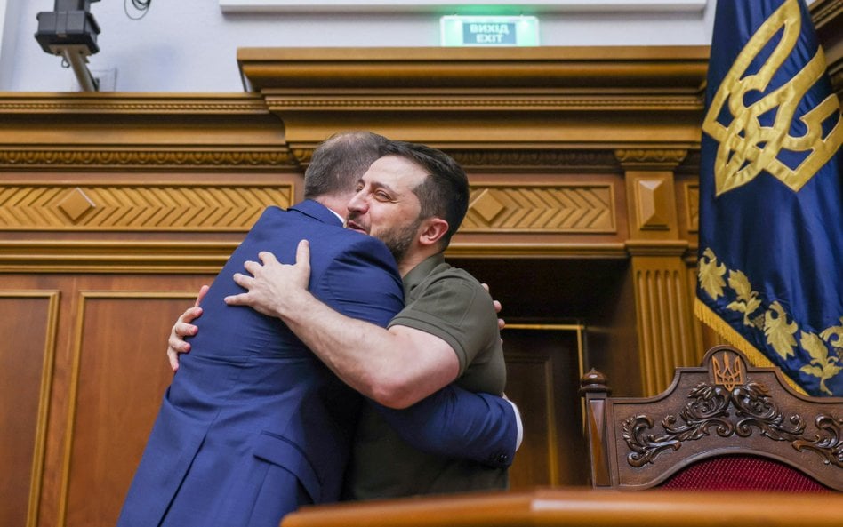 Andrzej Duda i Wołodymyr Zełenski