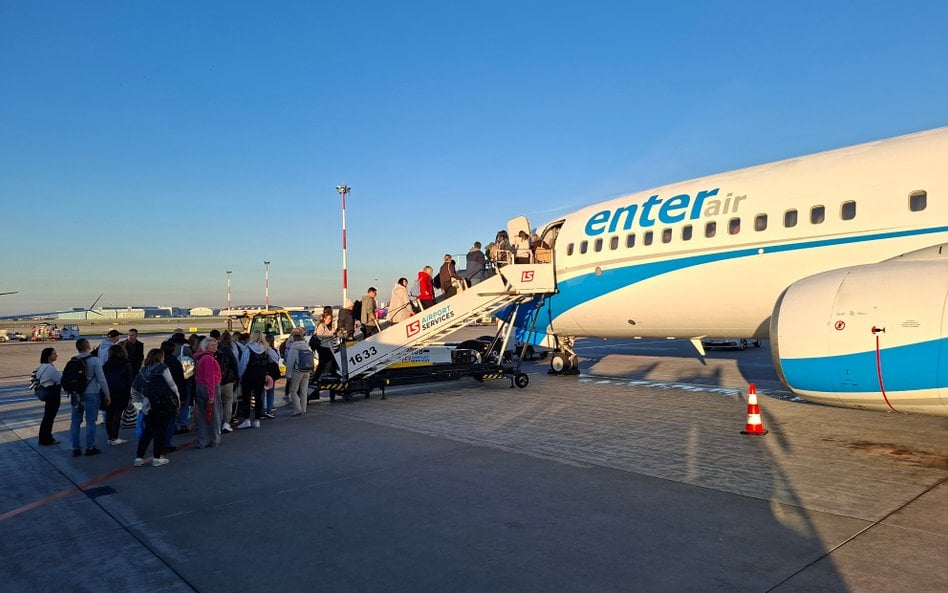 Największą linią lotniczą czarterową wPolsce jest Enter Air