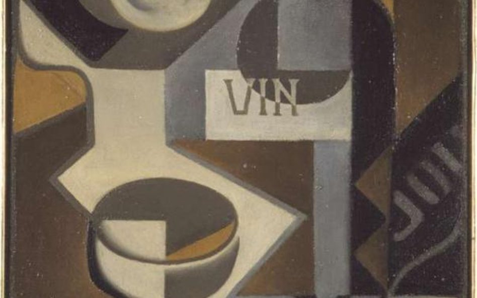 Juan Gris (1887-1927) La bouteille de vin (Butelka wina), 1918 Museo Nacional Centro de Arte Reina S