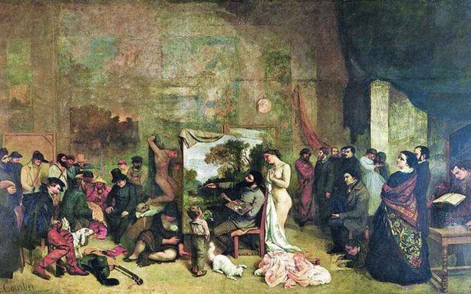 W pracowni artysty (1855)