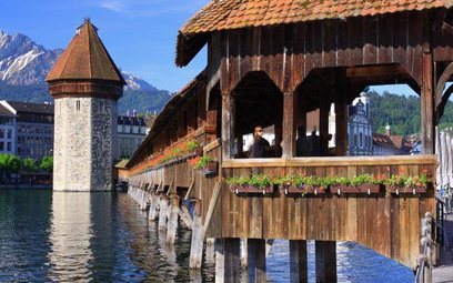 Stare miasto w Lucernie wpisane jest na listę światowego dziedzictwa UNESCO