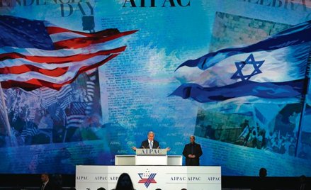 Premier Benjamin Netanjahu przemawia podczas szczytu grupy lobbyingowej „American Israel Public Affa