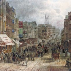 English School, 19th Century, Snow Hill, Holburn, London