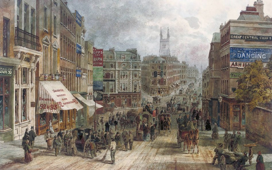 English School, 19th Century, Snow Hill, Holburn, London