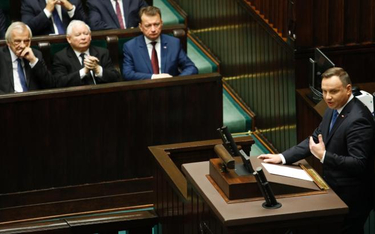 Za wstęp do kampanii prezydenckiej uznano sejmowe wystąpienie Andrzeja Dudy