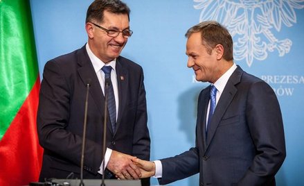 Premerzy Litwy i Polski: Algirdas Butkevičius i Donald Tusk