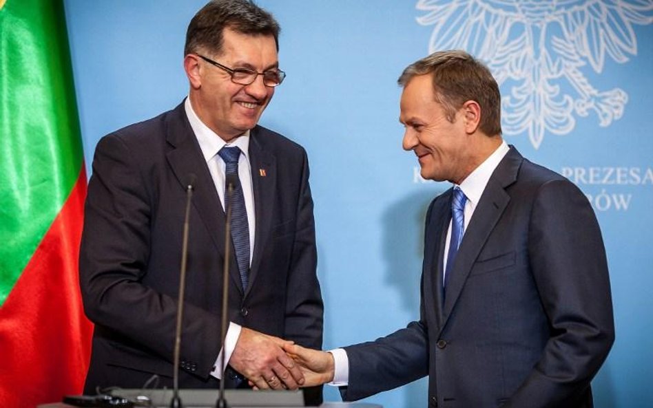 Premerzy Litwy i Polski: Algirdas Butkevičius i Donald Tusk