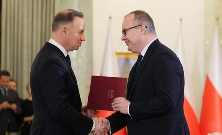 Prezydent Andrzej Duda i minister sprawiedliwości Adam Bodnar