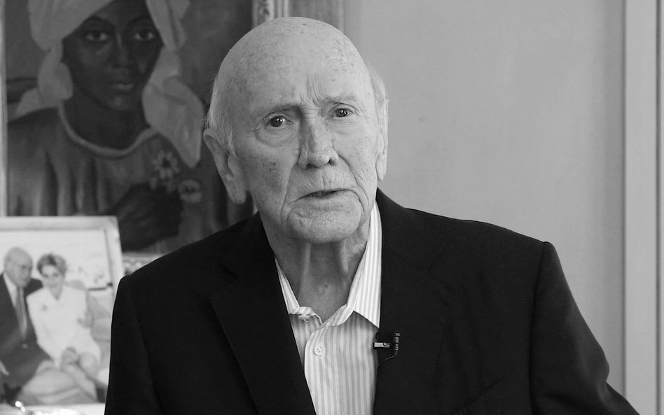 Zmarł Frederik Willem de Klerk