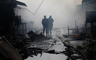 Centrum Groznego po ataku 4 grudnia 2014 roku