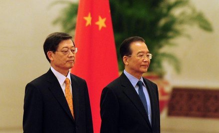 Wen Jiabao (z prawej)