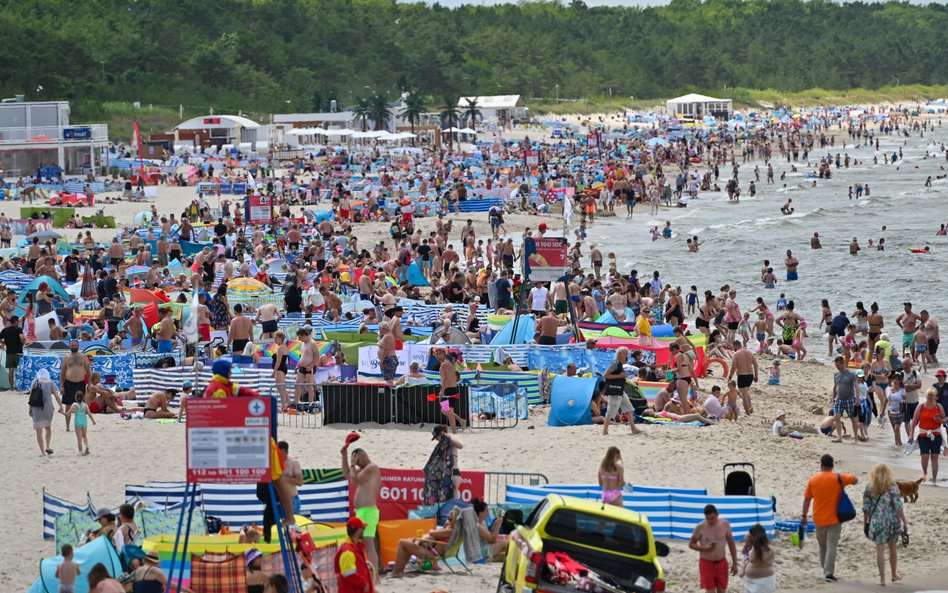 Plaża w Międzyzdrojach