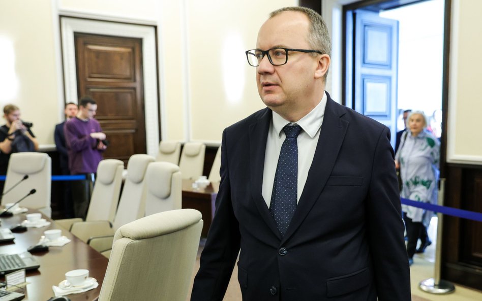 Minister sprawiedliwości, prokurator generalny Adam Bodnar przed posiedzeniem rządu