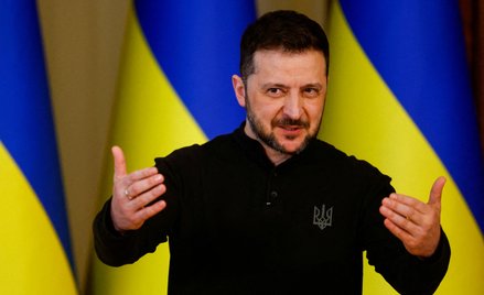 Prezydent Ukrainy Wołodymyr Zełenski