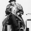 Joseph Beuys podczas pierwszej wizyty w USA