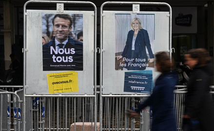 Francja wybiera prezydenta. „Jak będzie? Macron 55%, Le Pen 45”