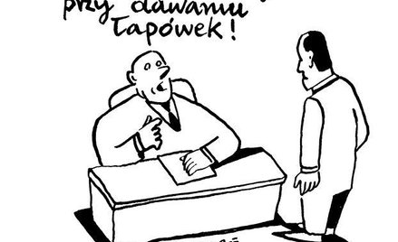 Komentarz rysunkowy. Unikajcie korupcji...