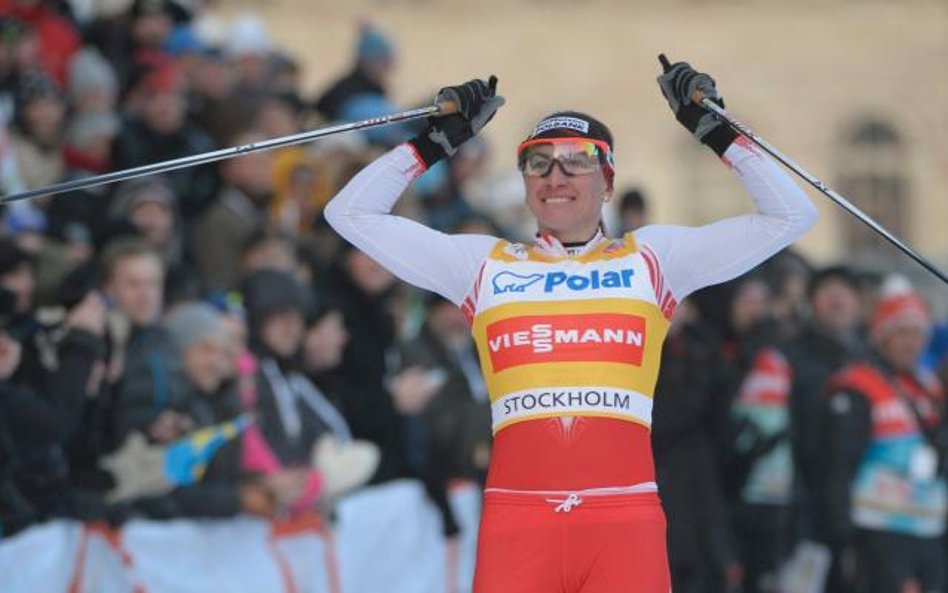 Justyna Kowalczyk na mecie w Sztokholmie. Od dziś finał Pucharu Świata w Falun