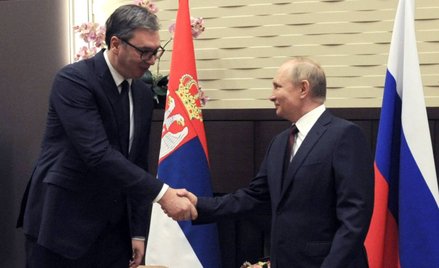 Aleksandar Vučić i Władimir Putin