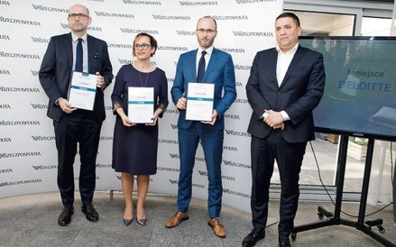 Od lewej przedstawiciele największych firm na rynku doradztwa: Adam Mariuk (Deloitte), Joanna Krzemi