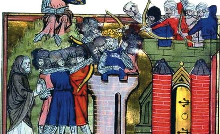 Oblężenie Jerozolimy przez krzyżowców w 1099 r., miniatura francuska, XV w.
