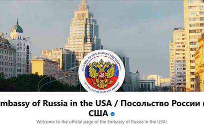 Profil ambasady Rosji w USA na Facebooku